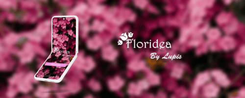 Floridea, foto de un celular con la app floridea dentro